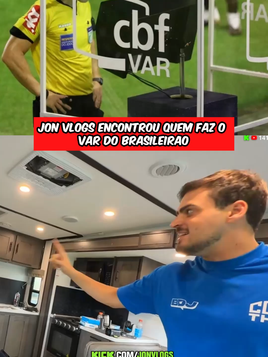 jon vlogs encontrou quem faz o var do brasileirao #jonvlogs #clipstwitch #bdj #fyp #copathon #var @jonvlogs