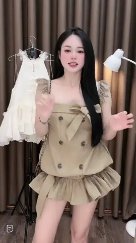 Váy 2 Dây Peplum Cánh Tiên #vaycanhtien #vayxinh #vaythokaki #vay2day#gam96 