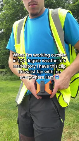 Must have for working in the heat this summer #waistfan #coolingfan #hotsummer #Outdoors #dealsforyoudays 