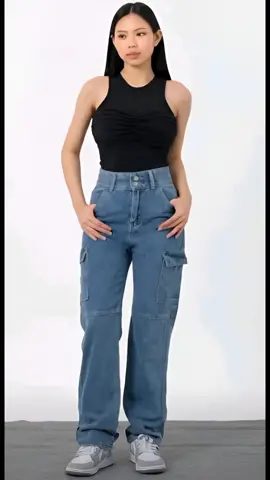 [LUXE.DLABEL] - H301 JEANS  #wanita #tiktokshop #murah #celana #santai 
