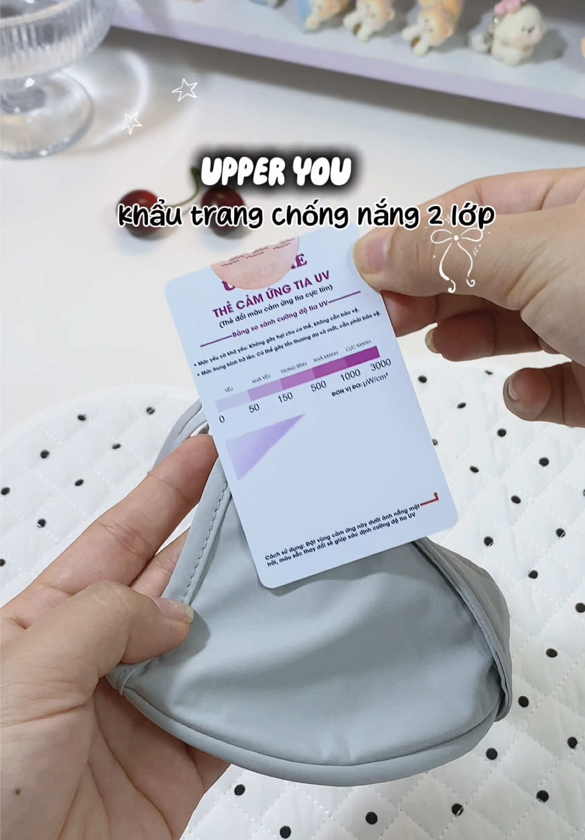 Giá rẻ mà xài mát lạnh #upperyou #khautrang #khautrangchongnang #khautrangupperyou 
