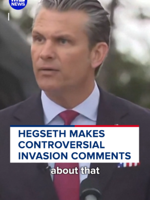 In a controversial speech, the US Secretary of Defence has rallied against what he's called the 