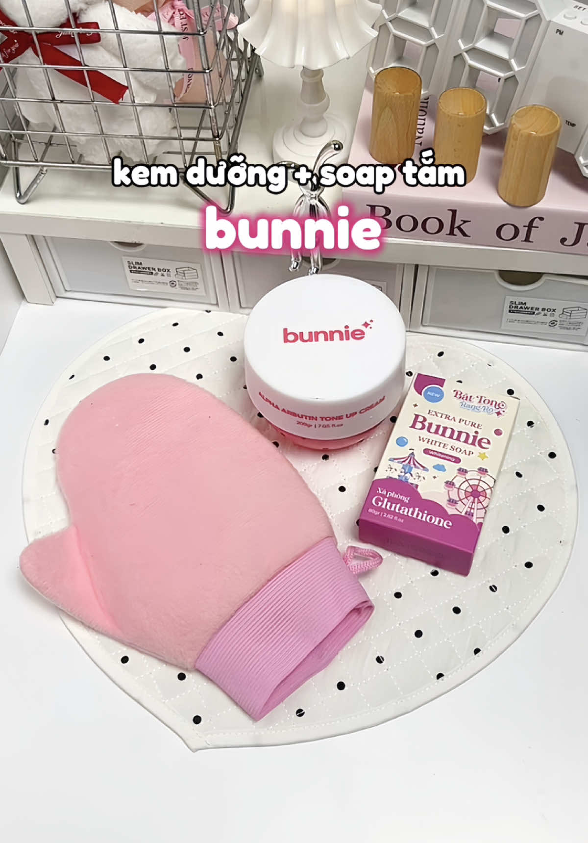 thơm lắm í 🫶🏻 #bunnie #kemduongbody #kemduongtrangda #soaptamtrangda #xaphongglutathion  