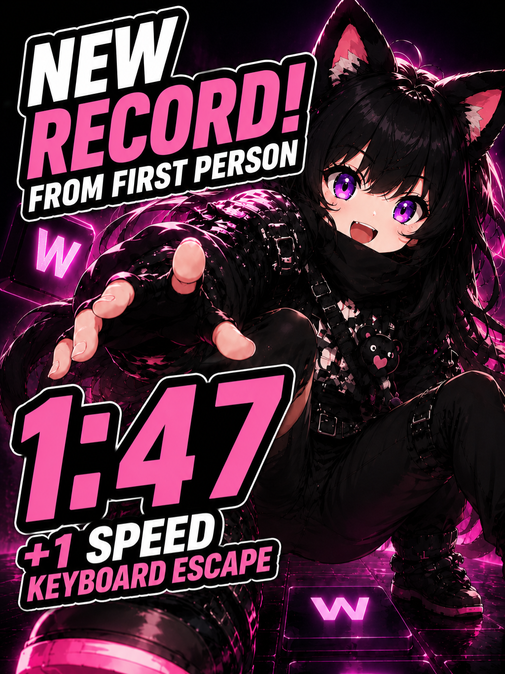 NEW RECORD! 147 Speed Keyboard Escape (First Person POV) Description: I just set a new personal record in Speed Keyboard Escape — 1:47! 🔥 This run was completed entirely in first-person POV, making every movement and decision feel even more intense. Can anyone beat this time? 🎮 Game: Speed Keyboard Escape ⏱️ New Record: 1:47 👀 First Person POV Gameplay  #firstperson #firstpersonpov #roblox #speedrun #+1speedkeyboardescape #roblox #keyboardescape #robloxgameplay #robloxfyp #robloxviral #robloxshorts #robloxtiktok #speedescape #world1 #keyboardescapeworld1 #world1walkthrough #world1guide #robloxguide #robloxtips #robloxspeedrun #candyworld #chocolateworld #gaming #fyp #viral #foryou #foryoupage #trend #2026 #roblox2026#fullwalkthrough #completewalkthrough #alllevels #100percent #mazeguide #obby #robloxobby #walkthrough