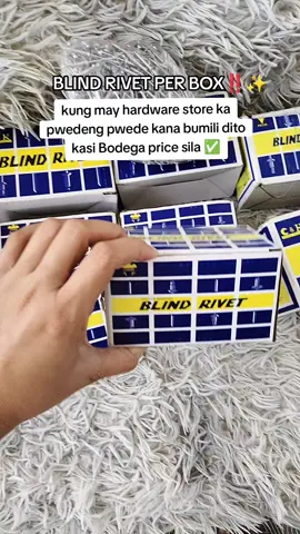 wholesale price alert tayo sa blind rivet #blindrivet #blindrivets #perboxblindrivet #blindrivetperbox #rivet 