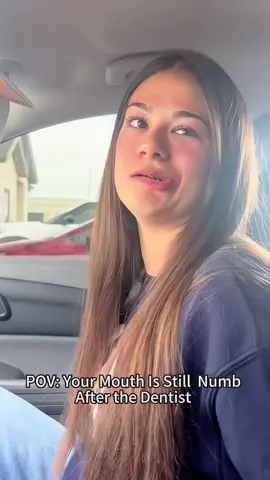 POV: Your Mouth Is Still Numb After the Dentist 😂#anesthesia #pov#dentist#fyp#viralvideo
