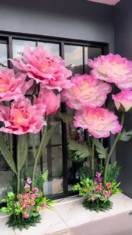 Thank you for trusting us 🫶🏻 #giantflowers #silkflowers #bungadekorasi #flowerdecoration 