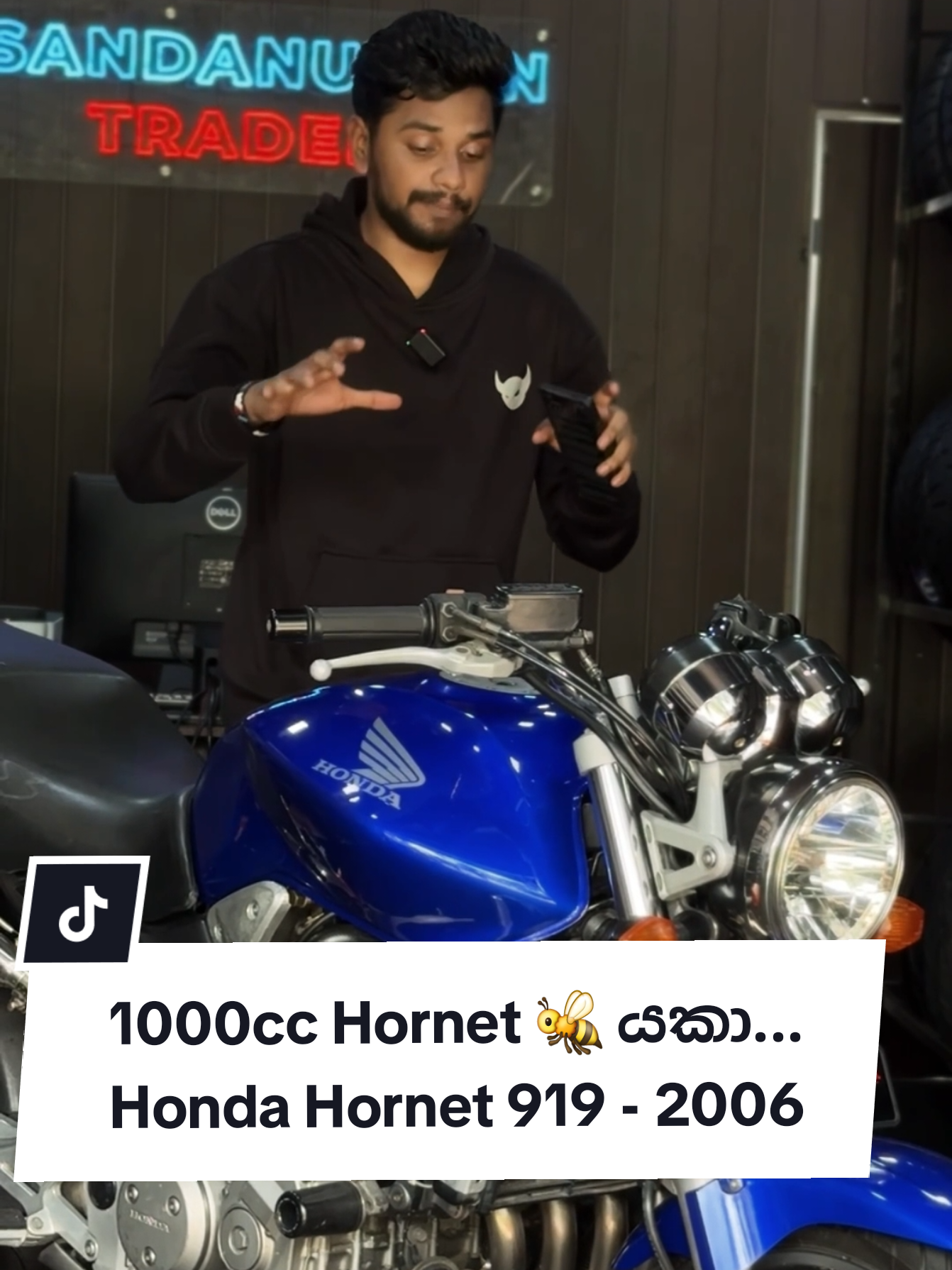 Honda Hornet 919 - 2006 🔥💙 📌 Contact The Owner 👇 📌 Contact: +94 71 31 990 29 / +94 71 519 90 29 📌 Owner : @Sandanuwan Traders PVT LTD  📌 Carbon Modified Exhaust System 📌 Inline Four-Cylinder Engine, 919cc 📌 Liquid-Cooled, DOHC Engine 📌 Dual Front Disc Brakes with Nissin Calipers 📌 Rear Single Disc Brake 📌 Aluminum Twin-Spar Frame 📌 Standard Rear Suspension 📥 To Purchase Tires : +94 71 31 990 29 / +94 71 519 90 29 . . . . . . . . . . . . . #hornet919 #cb900f #honda #hondahornet919 #srilanka 