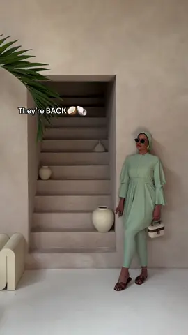 If it’s in your wishlist, this is your sign. 🤍 Best-sellers restock TONIGHT at 8PM CEST. Don’t wait until you see the “Sold Out” sign again✨🥥🐚 #burkini #burkinihijab #turban #turbanstyle 