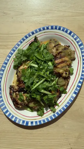 Shilpa's lemongrass grilled chicken thighs are the recipe you'll be making all season. A blender nuoc cham does double duty as marinade and finishing sauce made with lemongrass, fish sauce, lime, all the good stuff. Serve it over rice noodles, steamed rice, or stuff it into a buttered hoagie roll with pickled carrots, cucumber, and sriracha. 🎥 Video: Maritza Cayo🧑‍🍳 Culinary Producer: Mallary Santucci