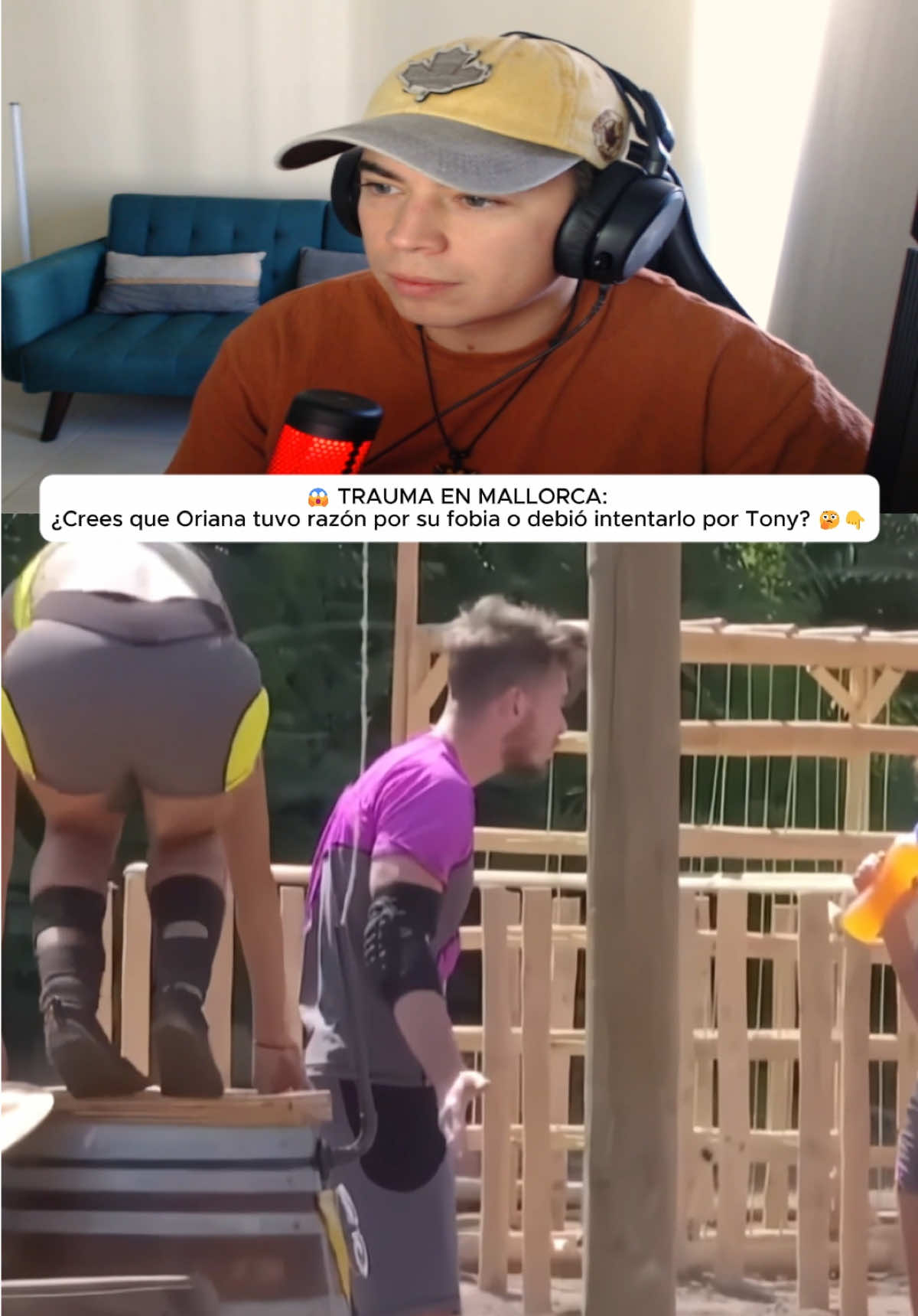 🚨 ¡ENTRÓ EN PÁNICO TOTAL! 🥶💦 Oriana recordó un trauma de Mallorca y se negó a meterse al barril de agua, dejando a Tony Spina nominado en el acto... ¡Qué tenso! 📉🔥 👇🍿 #VolveriasConTuEx #VCTE #RealityChile #ParaTi #Oriana