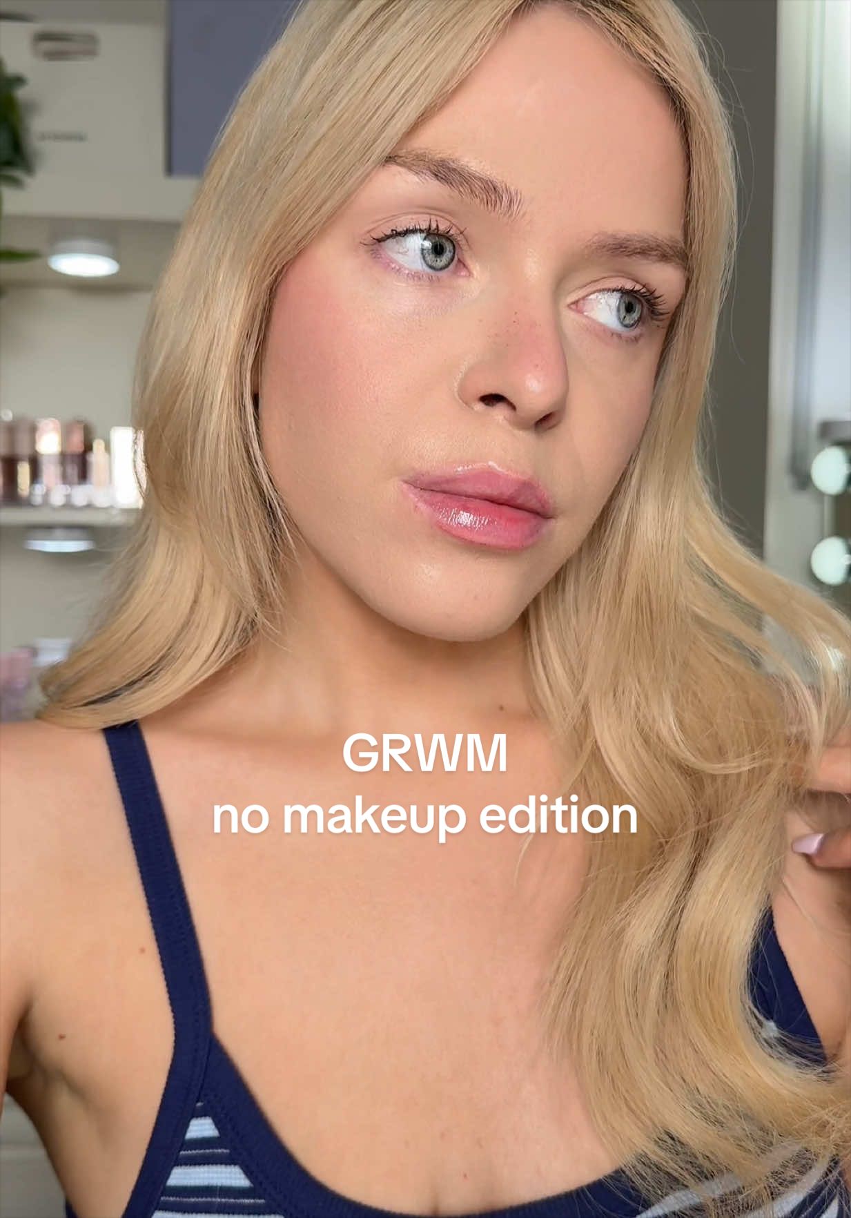 full face of anything BUT makeup?! 👀 #makeupchallenge #grwm #MakeupRoutine 