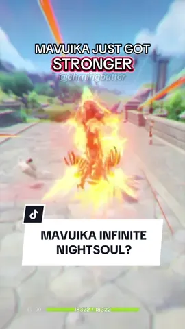 Replying to @Gator how to make mavuika’s bike INFINITE cuz somehow her kit continues getting more and more broken 🫨 #GenshinImpact #genshin #mavuika #glitch 