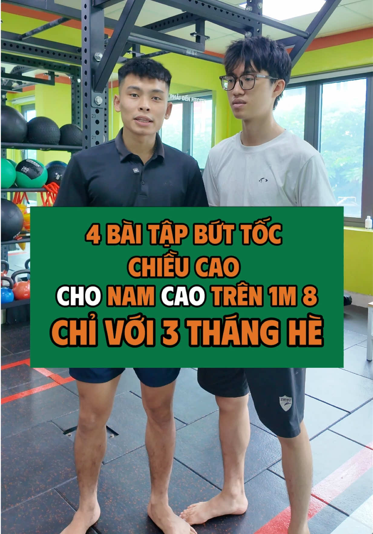 4 bài tập bứt tốc chiều cao cho nam cao 1m80. Phụ huynh nào đang có con đang độ tuổi dậy thì mà chỉ cao 1m6 - 1m7 nhất định không thể bỏ qua video này! #tangchieucao #phattrienchieucao #tapluyen #chieucao #fitcity 