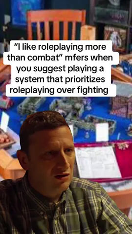 Many such cases. What if you tried a system where half of your sheet didn’t cover what you can do in a fight? #dnd #ttrpg #tabletopgames #roleplaying #dungeonsandragons 