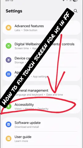 How to fix touch screen for hs in FF like pro player. #fypシ゚viral  #game  #macro @Marechal Alone🕷️  #viral 