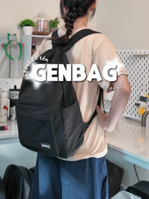 1 em balo xinh cho mấy vợ thích basic nè #genbag #balodihoc #balochongnuoc #balonhieungan #balohocsinh #balo #balovaidu @balogenbag @genbagloveyou