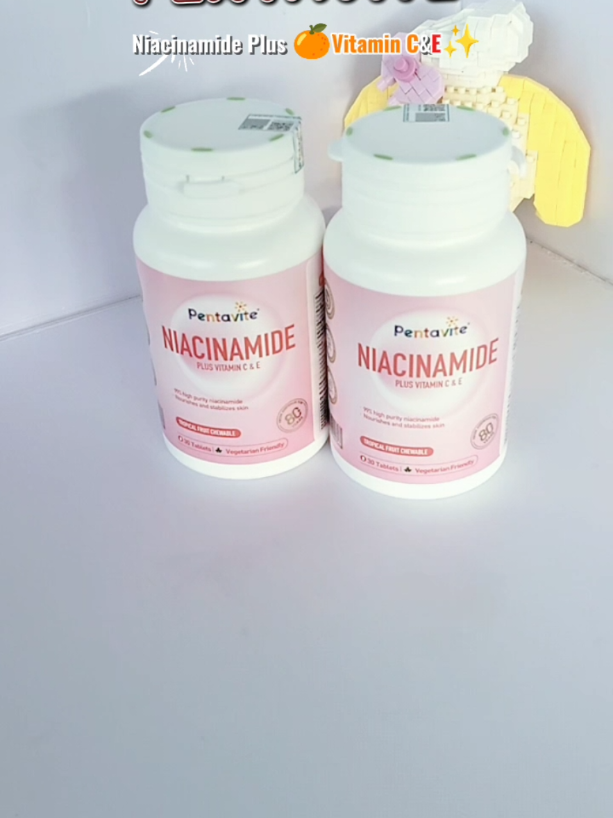 Viên uống bổ sung Niacinamide PENTAVITE của Úc giúp dưỡng sáng da từ bên trong nè.#pentavite #niacinamide #vienuongtrangda #review #beaty 