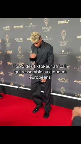 Top 5 des tiktokeur africain qui ressemble aux joueurs européens 