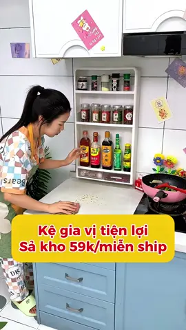 Kệ gia vị tiện lợi #xuhuong #dogiadung #donhabep #kegiavi 