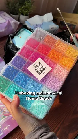Unboxing mainan viral hama beads! 😍 #hamabeads #mainanviral #mainananak #mainanedukasi #unboxingvideo 