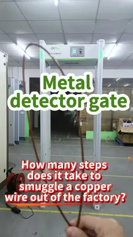Can a Metal Detector Help Prevent Copper Wire Theft? 🏭 Today we simulated a factory security scenario using copper wire. We tested three different situations: 🧵 Holding copper wire in hand 🚨 Alarm triggered 👕 Concealing copper wire under clothing 🚨 Alarm triggered 👖 Placing copper wire in a pocket 🚨 Alarm triggered Result: 📍 The detector consistently identified the metal object regardless of where it was carried ⚡ Reliable detection helps strengthen material control and loss prevention in industrial environments From hand to pocket, the outcome stayed the same. Real test. Real results. #factorysecurity#industrialsecurity#metaldetector#lossprevention#securitytest