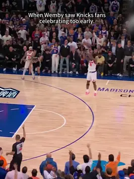 #basketball #tiktokcampaign That triple block sequence by the spurs was insane  #knicks #wemby #spurs