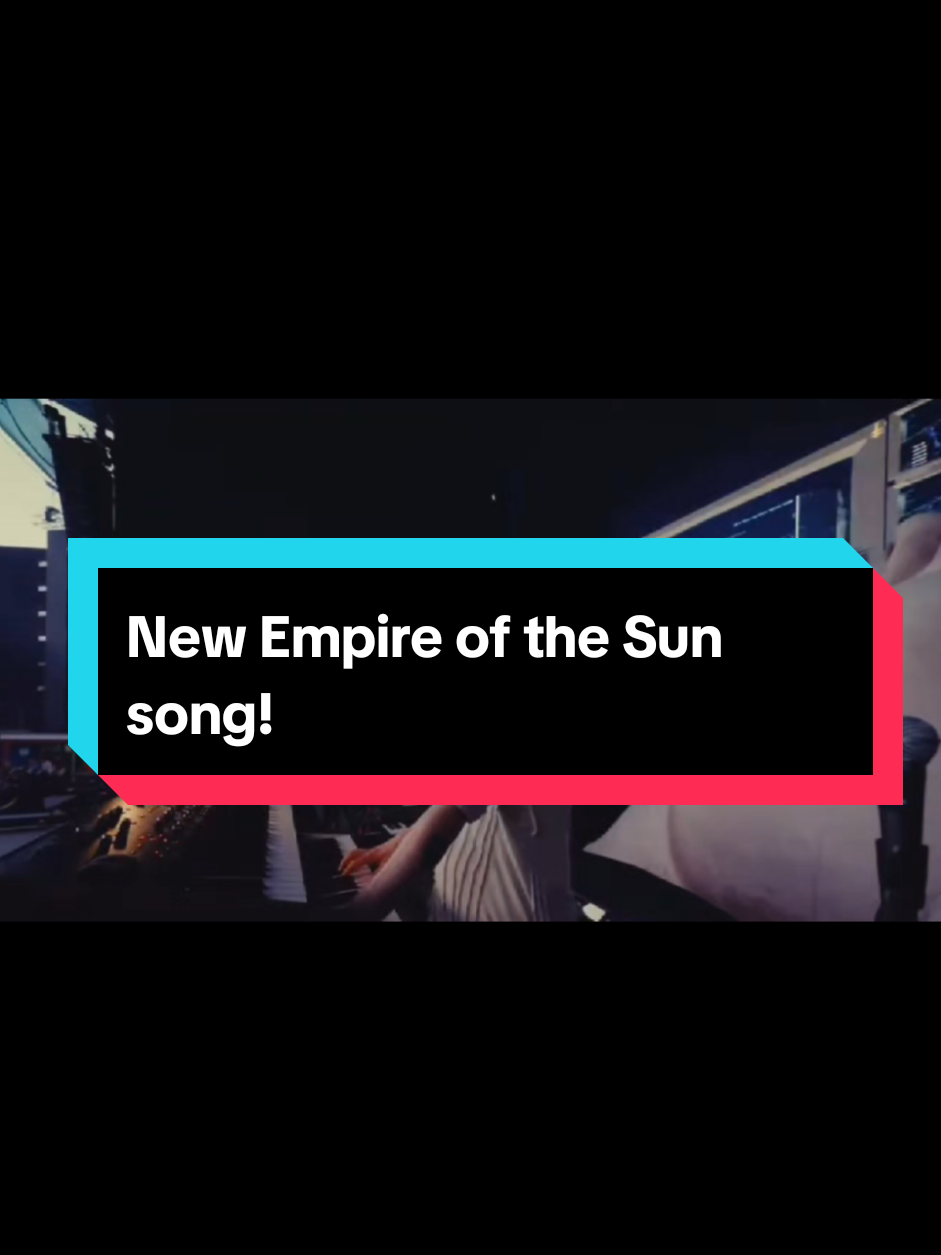 New Empire of the Sun song thats being played as the opener for their shows. #empireofthesun #lukesteele #nicklittlemore 