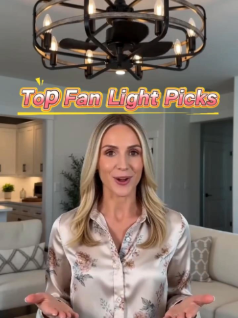 #FanLight #FanChandelier #CeilingFanWithLight #HomeDecor #InteriorDesign #HomeInspo#SummerWins#DealsForYouDays#tiktokshopdealsforyoudays