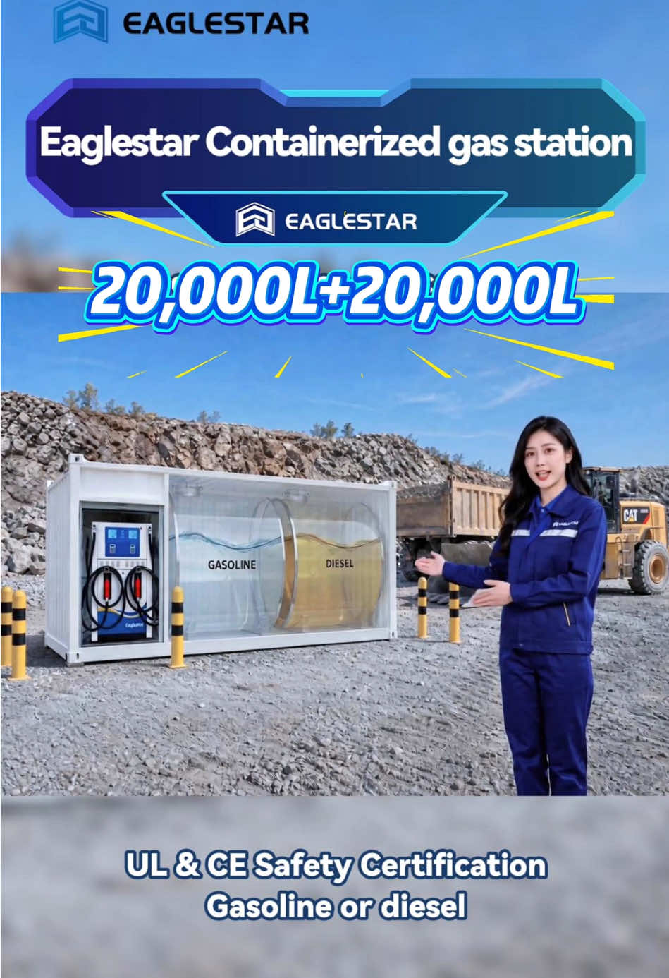 ⛽ Dual-Tank Container Fuel Station 🛢️ Two Tanks in One Unit ⛽ Store Gasoline & Diesel Simultaneously 📦 Smart Containerized Design 🚛 Perfect for Truck Fleets 🏗️ Ideal for Construction Sites ⛏️ Great for Mining Operations Fuel different vehicles and equipment from one station while saving space and improving efficiency. 💥 Safe & Explosion-Proof Design 🚀 Easy Installation & Deployment 🌍 Exported to 120+ Countries & Regions 📲 Check my profile for more details and contact us today!#startyourownbusiness #mobilegasstation #containerfuelstation #fueltank #fueldispenser 