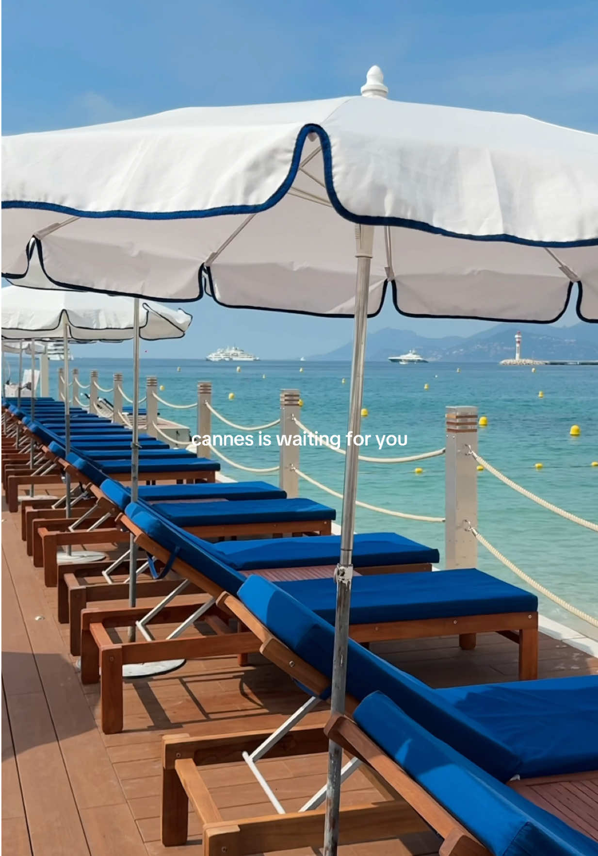 your phone on dnd, uv 10, tanlines (this is palais stephanie, a beach club with a newly renovated pier, sandy beach & bright blue water, part of @JW Marriott Cannes) #southoffrance #frenchriviera #cannes #eurosummer #fyp 