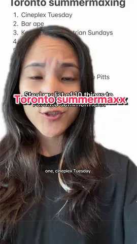 If I’m missing anything let me know!! #torontosummer #torontothingstodo #corporatelife #torontoevents #torontofoodie 