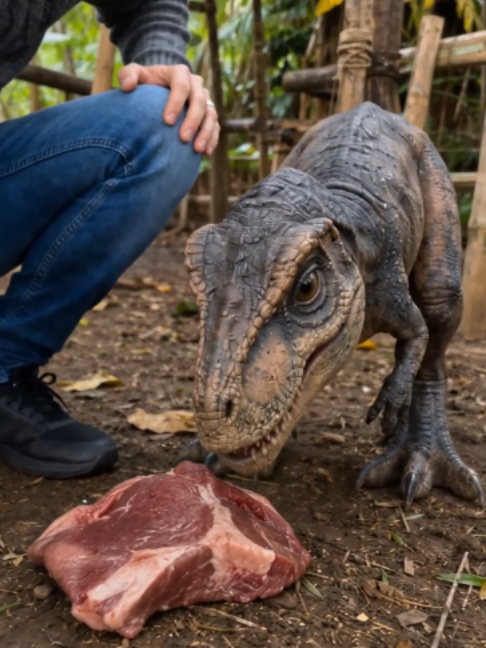 T-REX BABY... #trex, #t_rex, #tyrannosaurusrex, #tiranosauriorex, #dinosaurio, #dinosaurios, #dinosaur, #dinosaurs, #babytrex, #trexbebe, #dinosaurbebe, #jurassic, #jurassicpark, #jurassicworld, #dinosaurio_realista, #realisticdinosaur, #trexrealista, #hyperrealisticdinosaur, #dinosauriohiperrealista, #prehistoric, #animalprehistorico, #prehistoricanimal, #dinosaurattack, #ataquedinosaurio, #carnivore, #depredador, #animalviral, #criaturaviral, #fyp, #parati