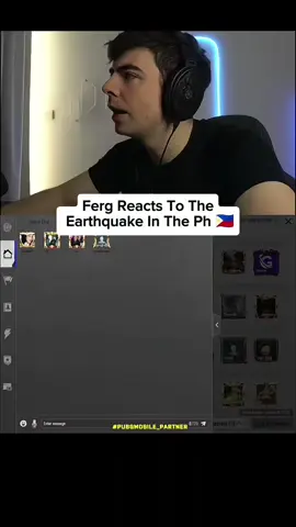Ferg reacts to the 7.8 earthquake in Mindanao🇵🇭 #pubgmxferg #philippines🇵🇭 #filipino #earthquake #iferg @Ferg 