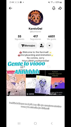 LO VIOOO Y LO COMPARTIO AHHHHH AMOOOOOOO @★𝓥𝓪𝓵_★🫧🌷♥︎°•☁️🐚  @KarnivOwl aquí les dejo su cuenta para que l@ apoyen :D Contexto: Hace unos días hi ce un fandub de su animación en versión español latino con unos amigos mios y pues lo vio y lo compartió gente de verdad amo su arte es un gran artista muy conocid@ en otras redes amoooo ✨️😭💗 apoyen su arte de verdad es muy bueno y el fandub :3 #doblajelatino #Serapherd #hazbinhotel #artistadigital #animacion 