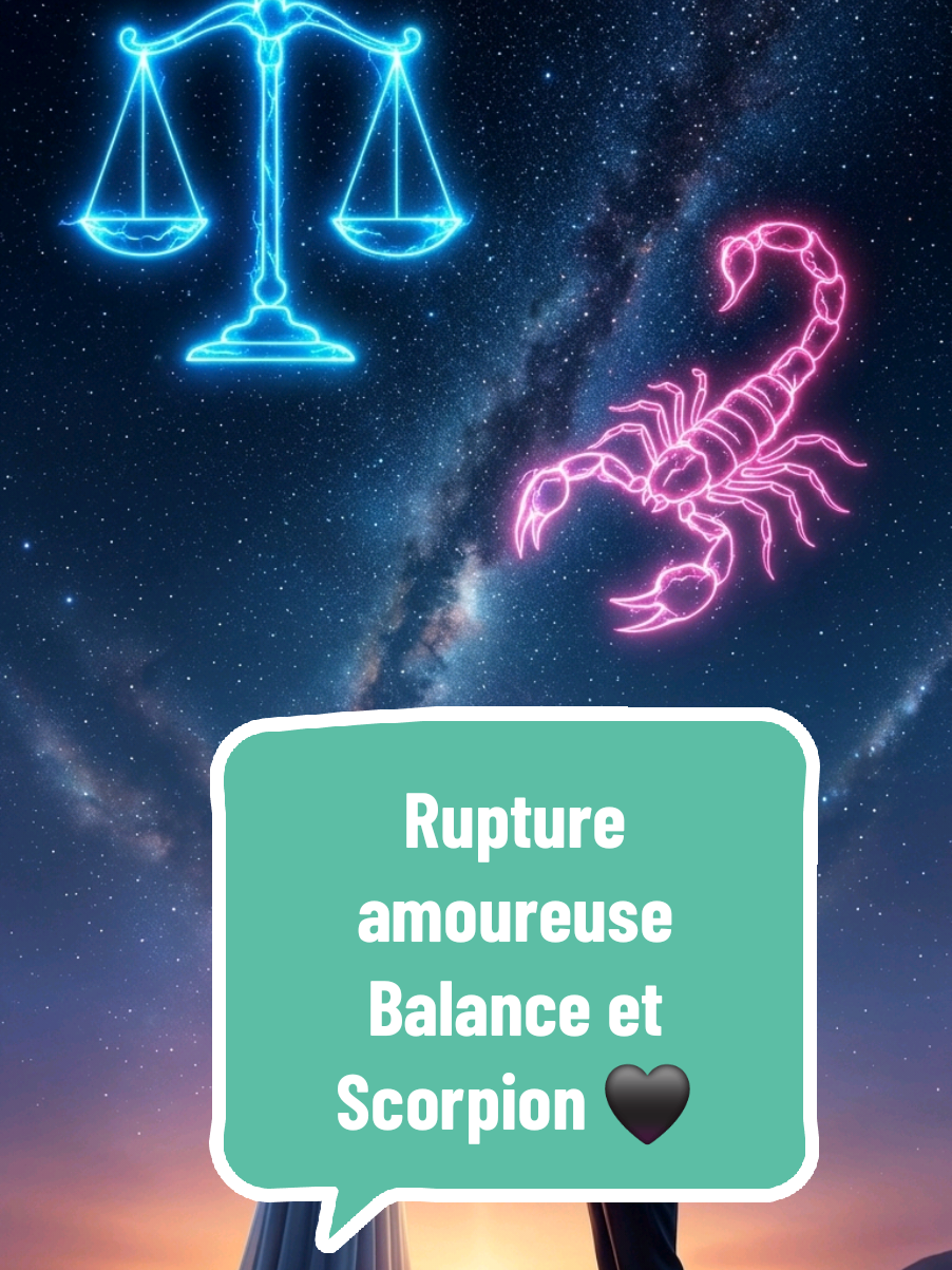 Rupture amoureuse Balance et Scorpion 🖤 #astrologie #zodiaque #signeduzodiaque #balance #scorpion 