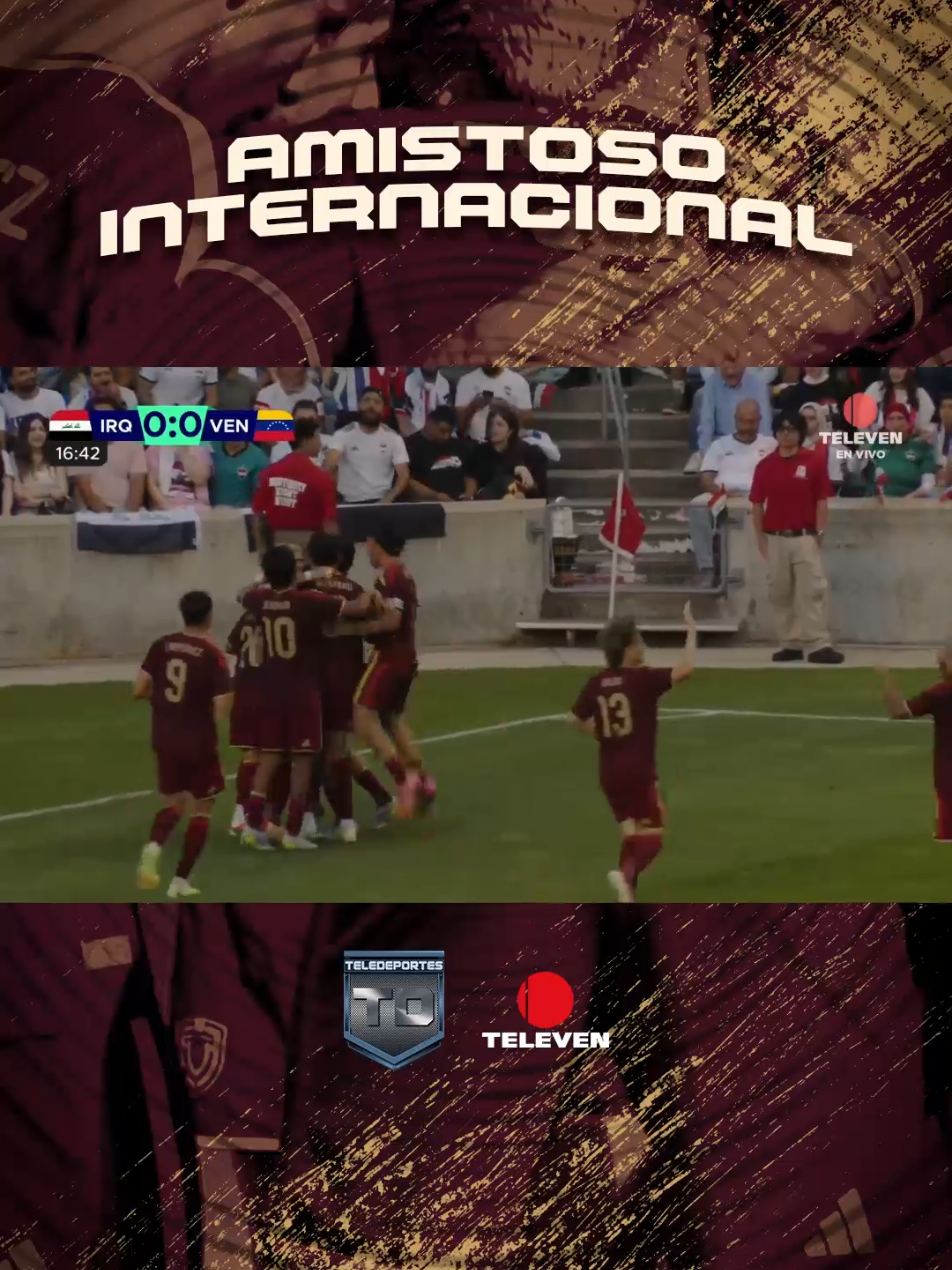 ¡Goool de Venezuela! 🔥 Christian Cásseres remata al arco con la derecha y abre el marcador al minuto 17 del amistoso internacional contra Irak. 🇮🇶 0 - 1 🇻🇪 Conéctate a la transmisión #TelevenEsVinotinto 🔴⚽️