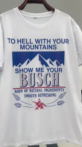 Vintage Busch Beer Tee, Graphic tee #vintage #buschbeer #smooth #mountains #trekking 