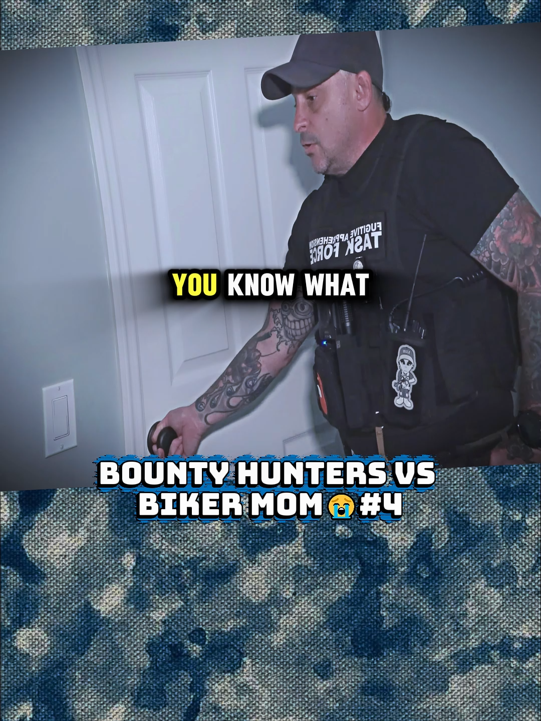 BOUNTY HUNTERS VS BIKER MOM😭 #cops #copsoftiktok #arrested #pattymayo #bountyhunter
