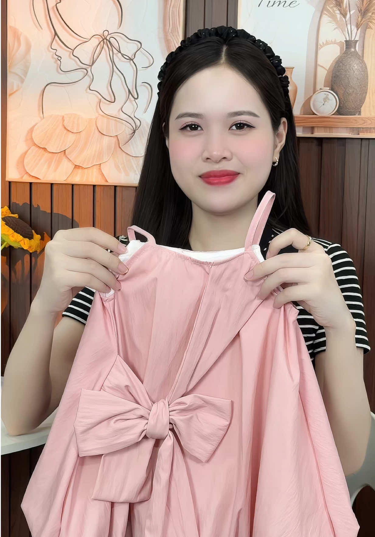 Váy 2 dây thiết kế nơ xinh phong cách tiểu thư cho bé gái #phamdiutb #thoitrangtreem #quanaotreem #vayxinhchobe 