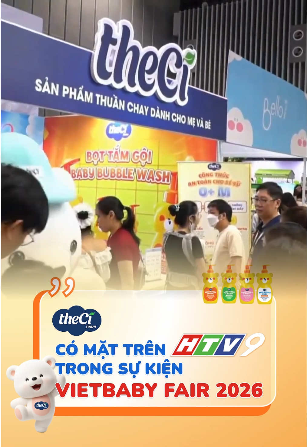 THECI FOAM CÓ MẶT TRÊN HTV9 RỒI BA MẸ ƠI 🙆🏻‍♀️👏 #TheCiFoam #BotDanhRangTheCiFoam #TheciFoamVietNam #htv9