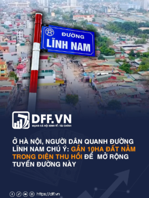 Đường Lĩnh Nam là một tuyến trục hiện hữu tại Hoàng Mai, đi qua khu dân cư đông đúc, nhiều nhà mặt đường, ngõ nhỏ và công trình dân sinh. Trong danh mục thu hồi đất của Hà Nội, dự án nâng cấp, mở rộng đường Lĩnh Nam theo quy hoạch được ghi là dự án đất giao thông, với phần tại phường Hoàng Mai có diện tích dự kiến thu hồi khoảng 9,83 ha; phần tại phường Vĩnh Hưng có diện tích dự kiến thu hồi khoảng 0,45 ha. #HàNội #đườngLĩnhNam #QuyhoạchHàNội #dffvn
