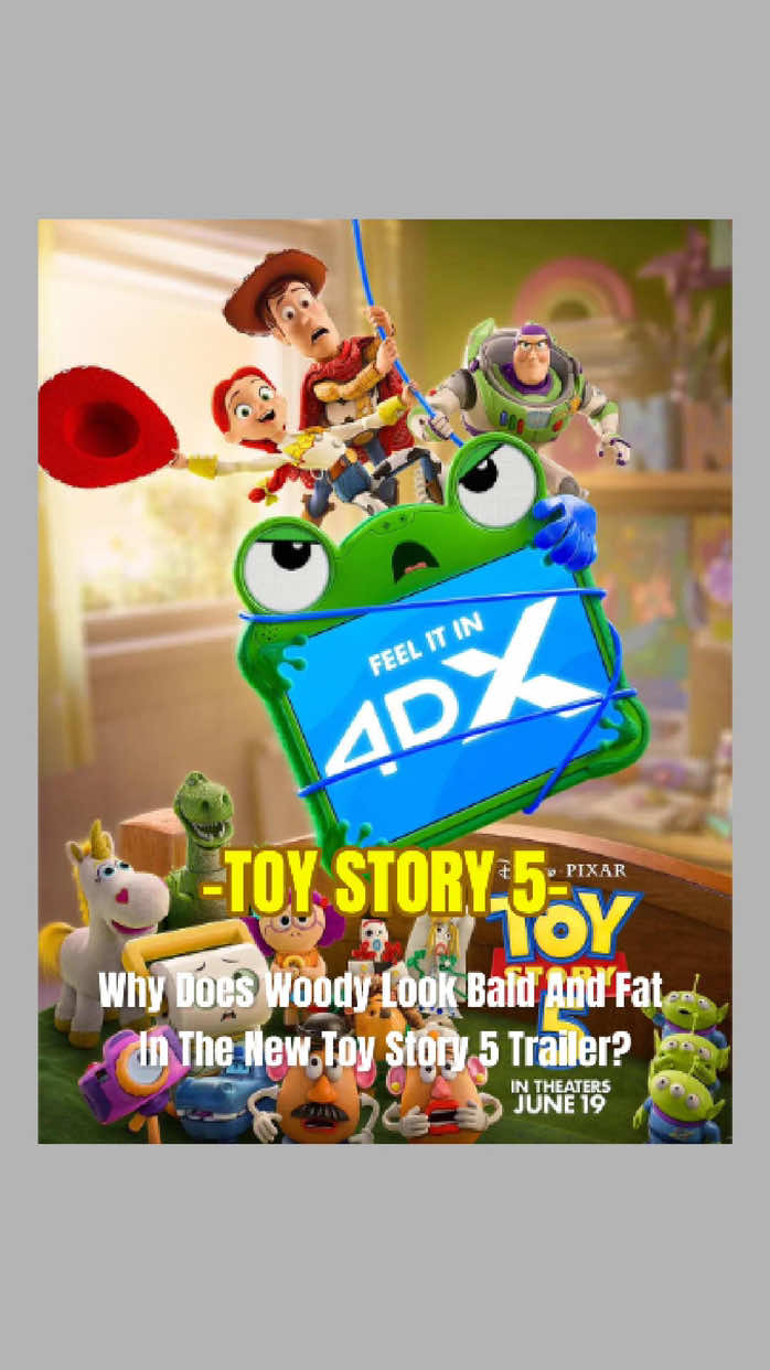 Why does Woody look bald and fat in the new Toy Story 5 trailer? #tiktokfreshfindscontest #toystory #toystory5 #woody 