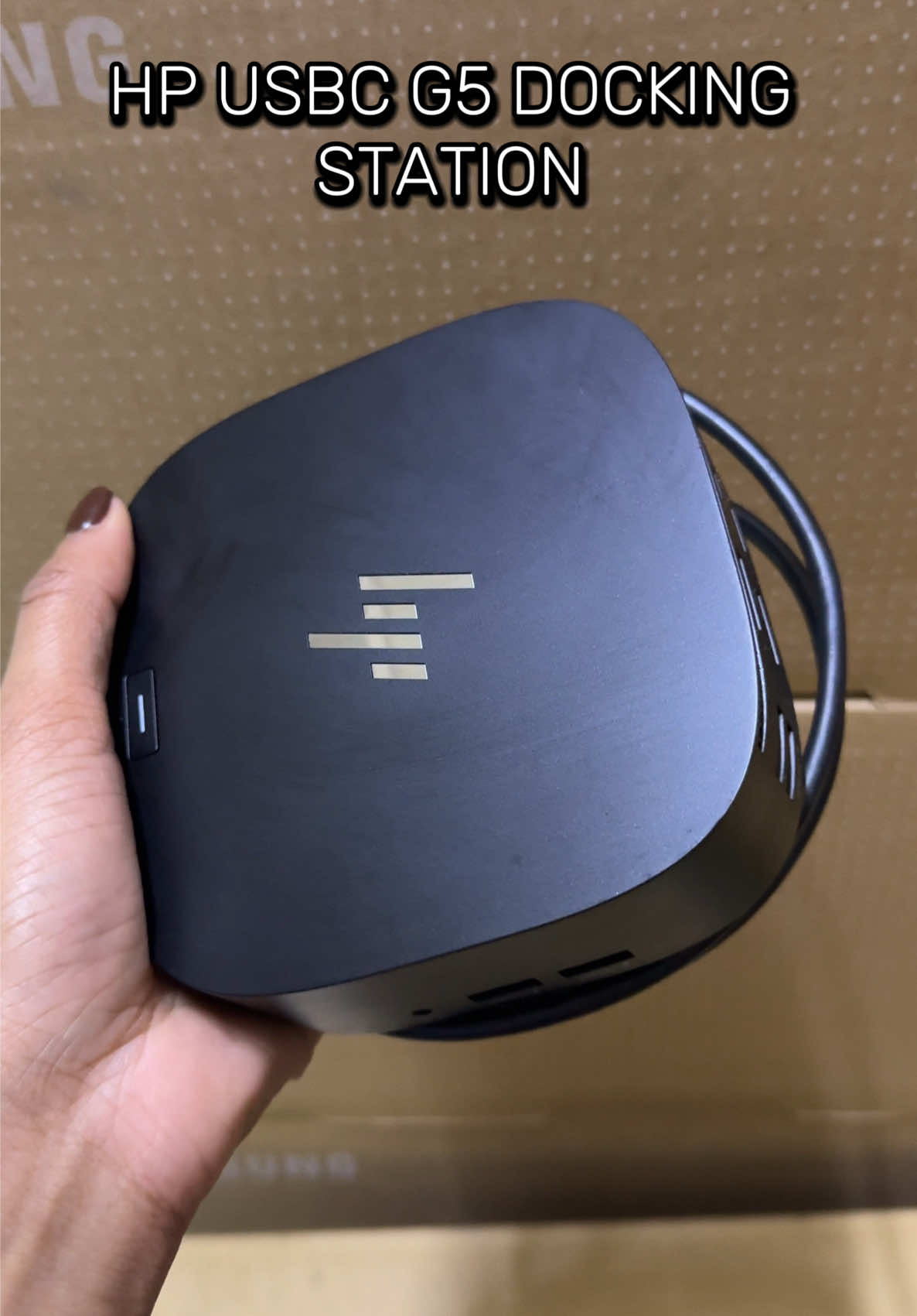 HP USB-C G5 Essential Docking Station. Video input : 2x DisplayPort , 1x HDMI 2.0 (Supports up to dual 4K displays) •USB Ports : 4x SuperSpeed USB-A •Networking : 1x RJ-45 (Gigabit Ethernet) •Audio : 1x 3.5mm combo audio jack •Power Delivery : 90W  Ksh : 8,500 #dockingstation #hpdockingstation #usbcdockingstation 