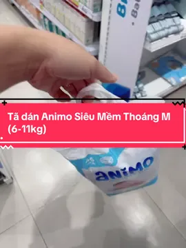 Tã dán Animo Siêu Mềm Thoáng M (6-11kg)#tadan #animo #xuhuong #concung #bimchobe 