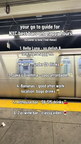ty crawler!!! #nyclocalfavorites #nychappyhour #nyclife #datenightnyc #crawlerpartner 
