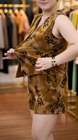 Bộ đùi love thun tăm #dobo #dobomacnha #thoitrangtrungnien #thoitrangbigsize #thoitrangnu 