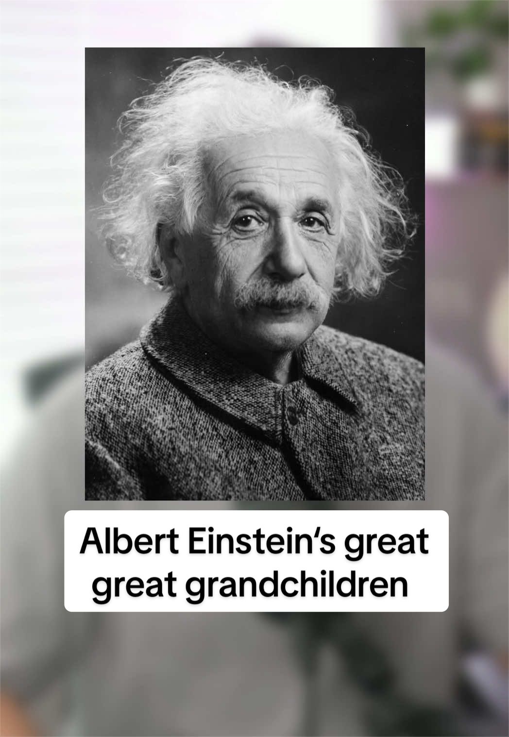 Albert Einstein’s generational line is insane #LearnOnTikTok 