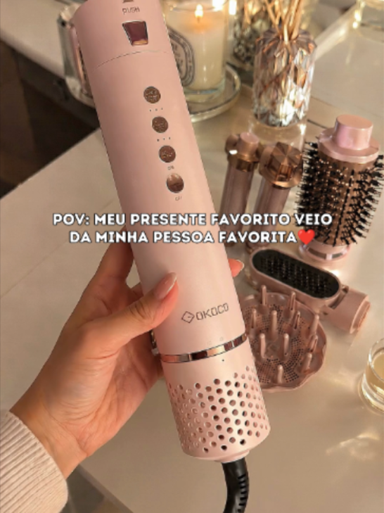 Como não se apaixonar por um presente desses? ❤️ #DiaDosNamoradosTTS #acessoriosfemininos #pinterestgirl #escovasecadora #tiktokshopbr66