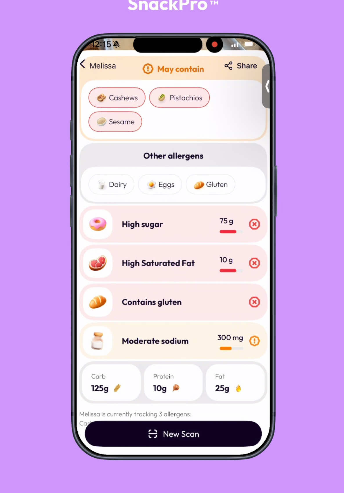 More than 33 million Americans live with food allergies, and for many families, checking ingredients is part of everyday life. SnackPro™ helps make food choices easier by scanning open food or packaged products in seconds, helping you quickly understand allergens, ingredients, and dietary preferences. 30 free scans available on the App Store.  Google Play coming soon  #FoodAllergy #FoodAllergyAwareness #FoodScanner #DietaryRestrictions #SnackPro